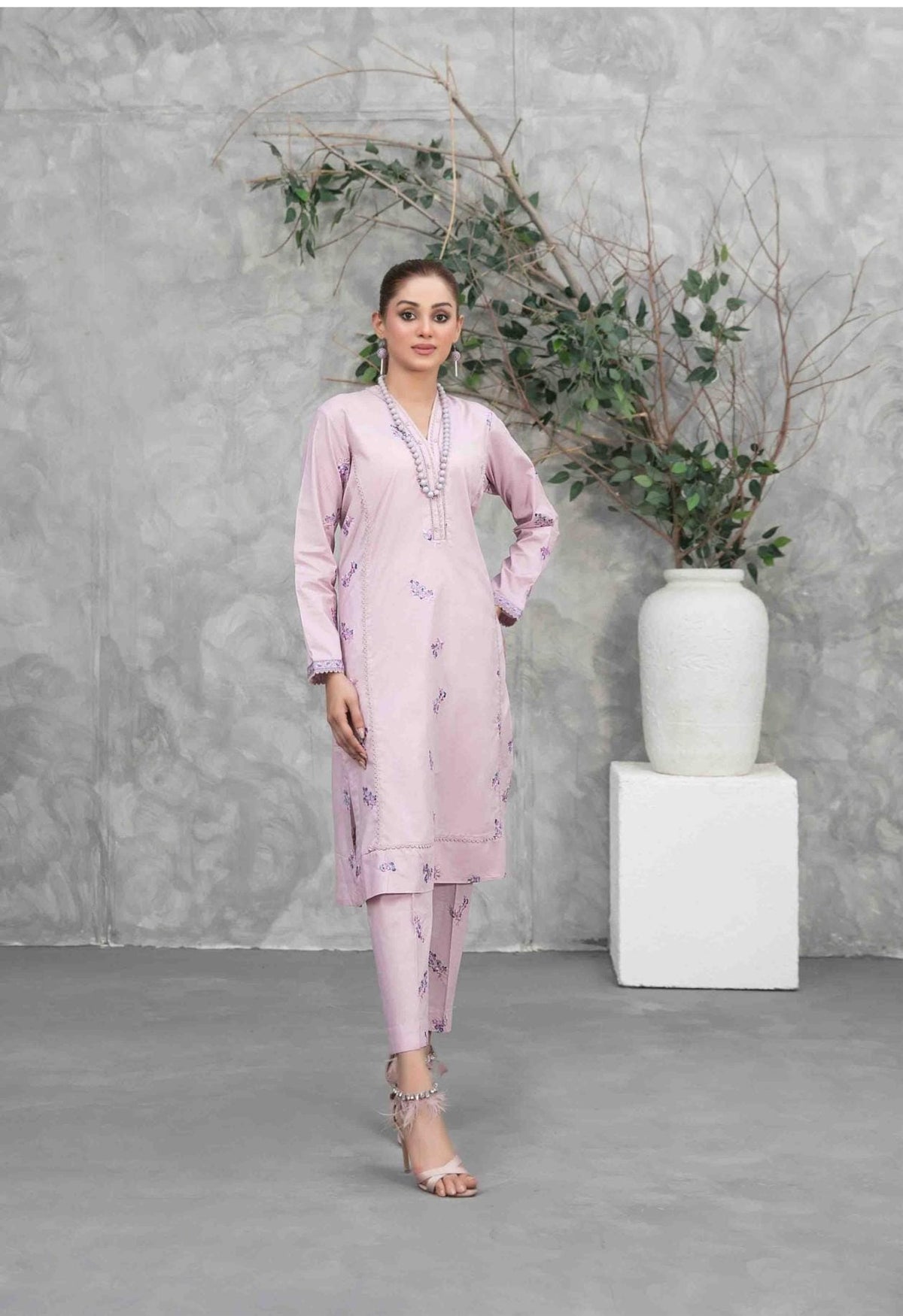 Zuri beautiful pink colour two piece