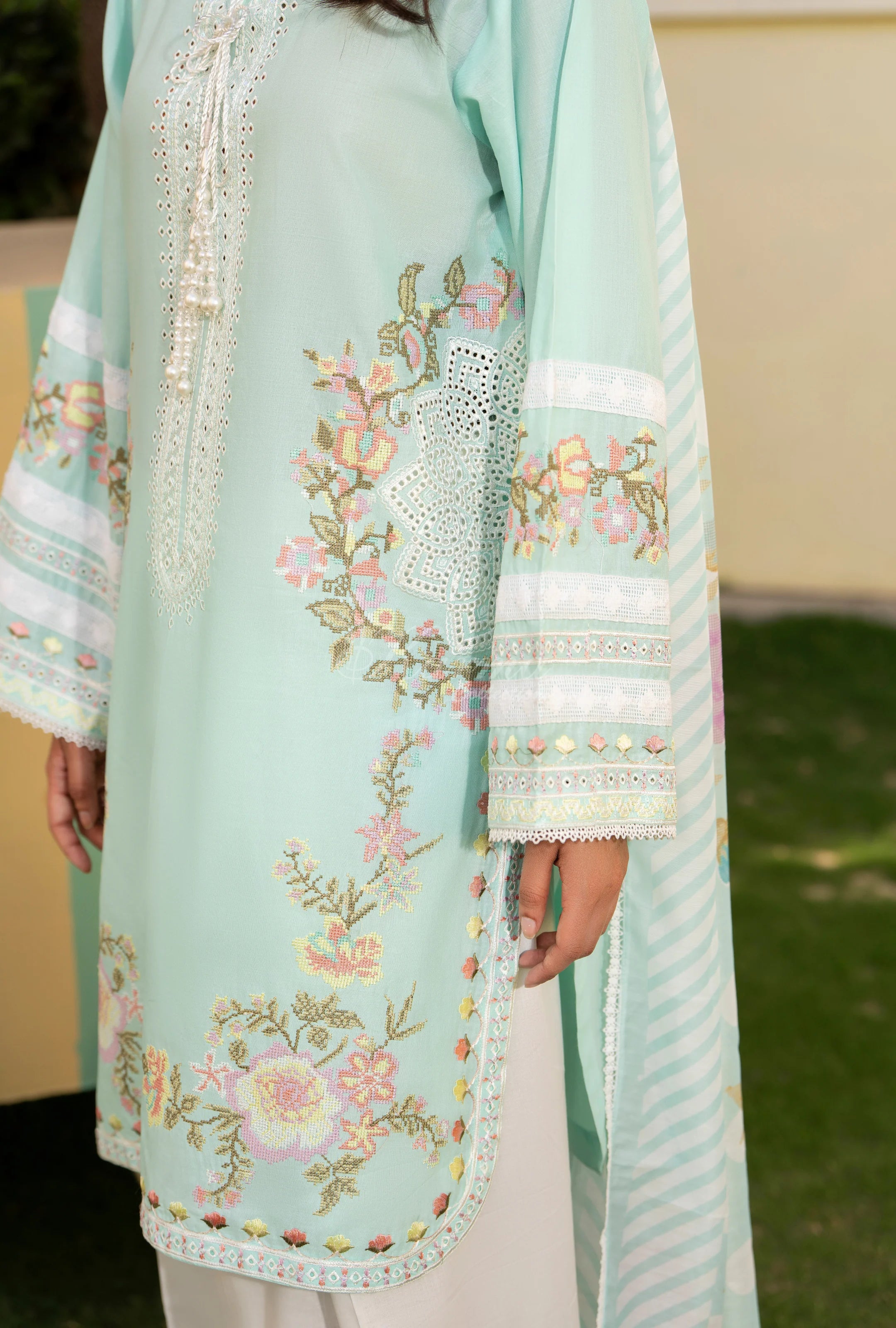 Original karma collection 3pc suit AQUAMARINE KC-1561