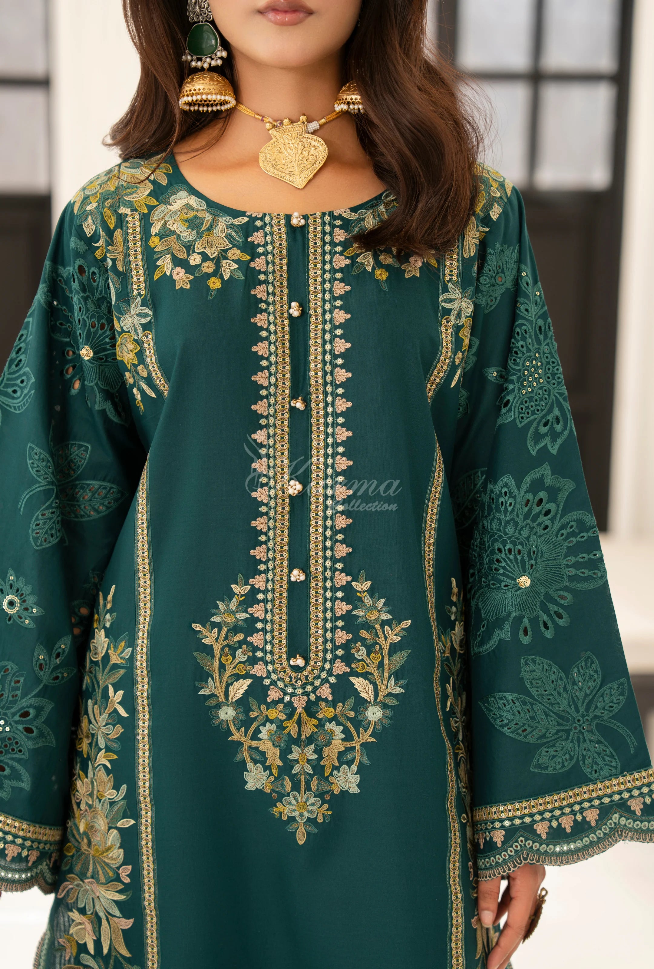 Original karma collection 3pc outfit green kc1559