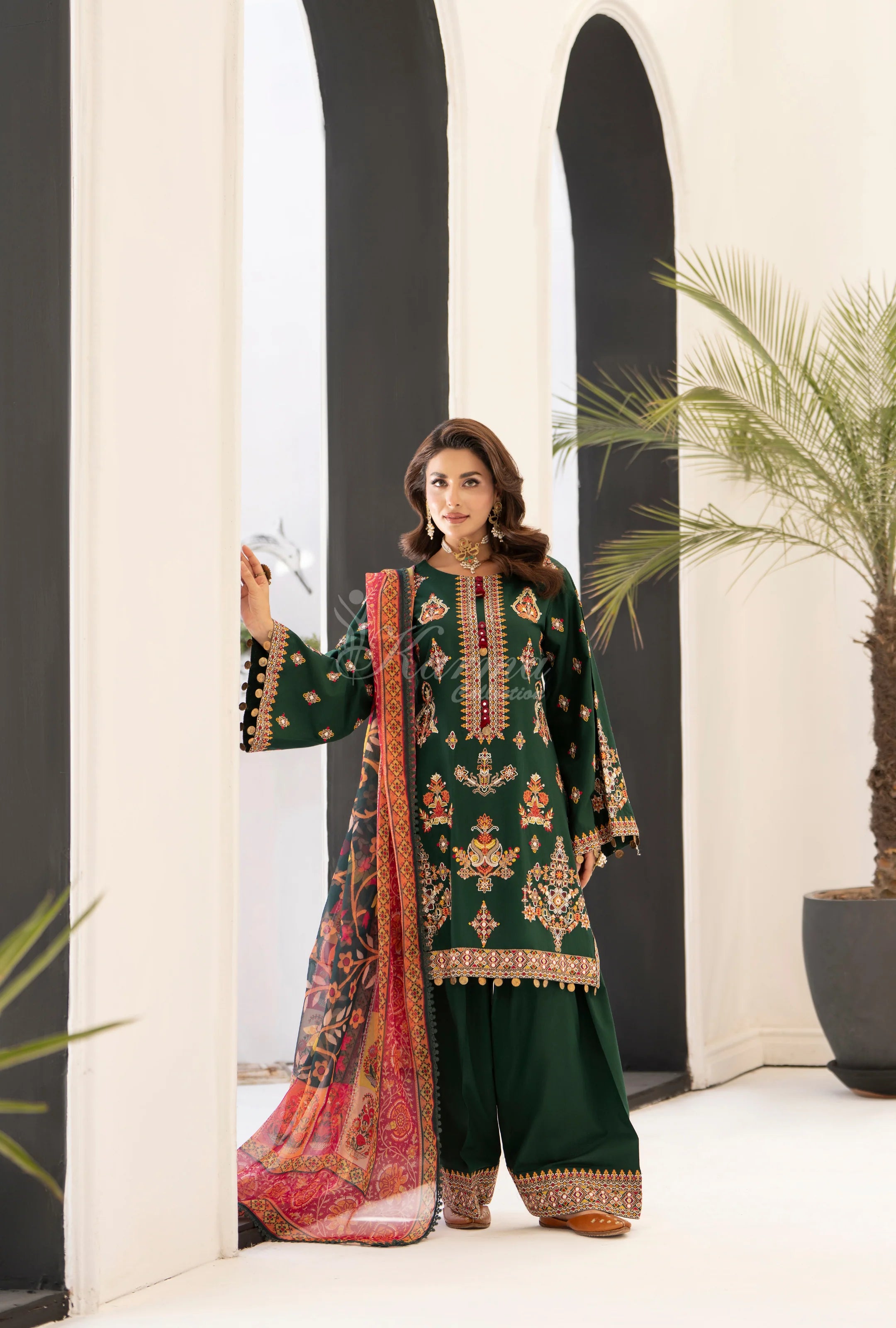 Original karma collection EVERGREEN Kc 1557 3 pc outfit
