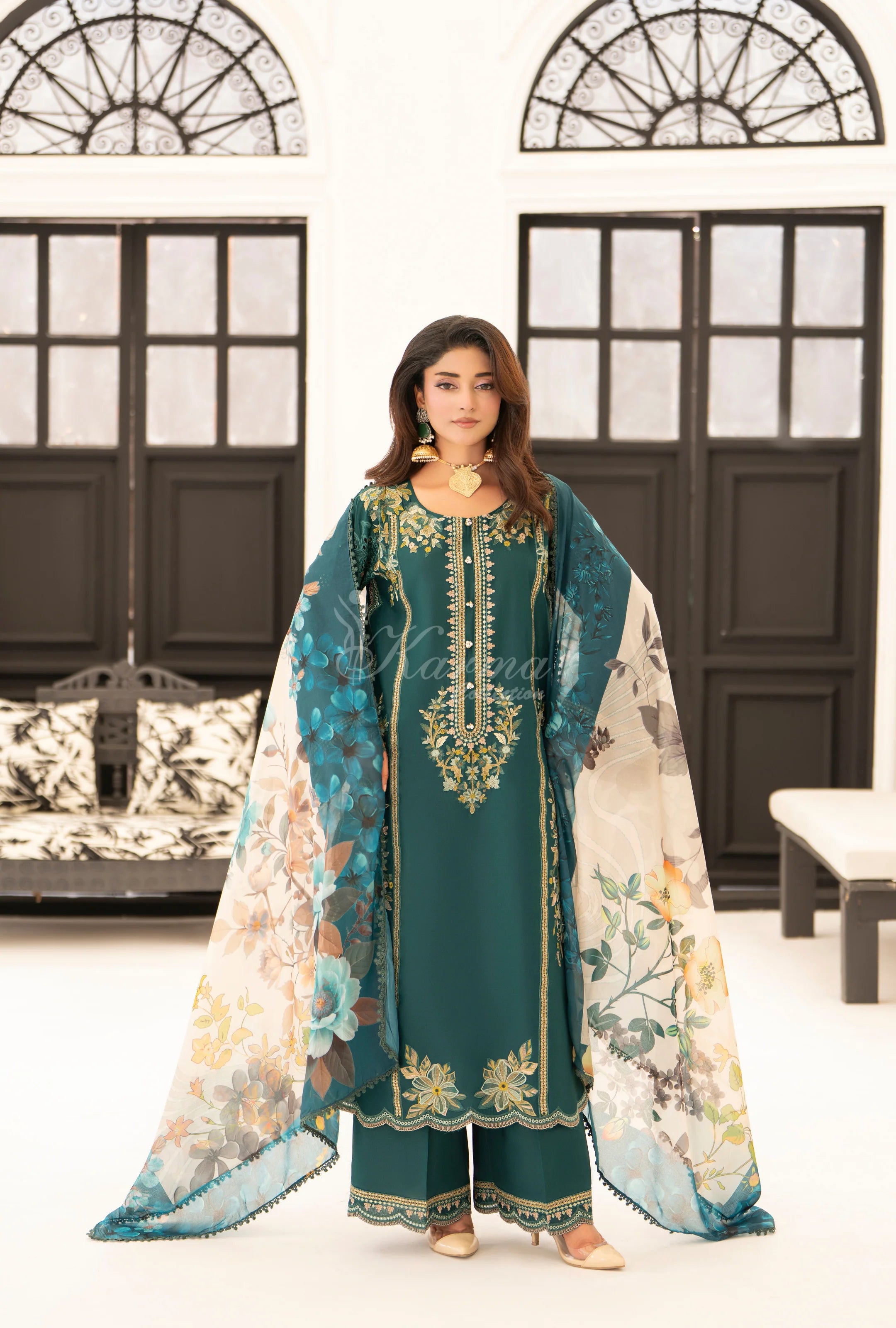 Original karma collection 3pc outfit green kc1559