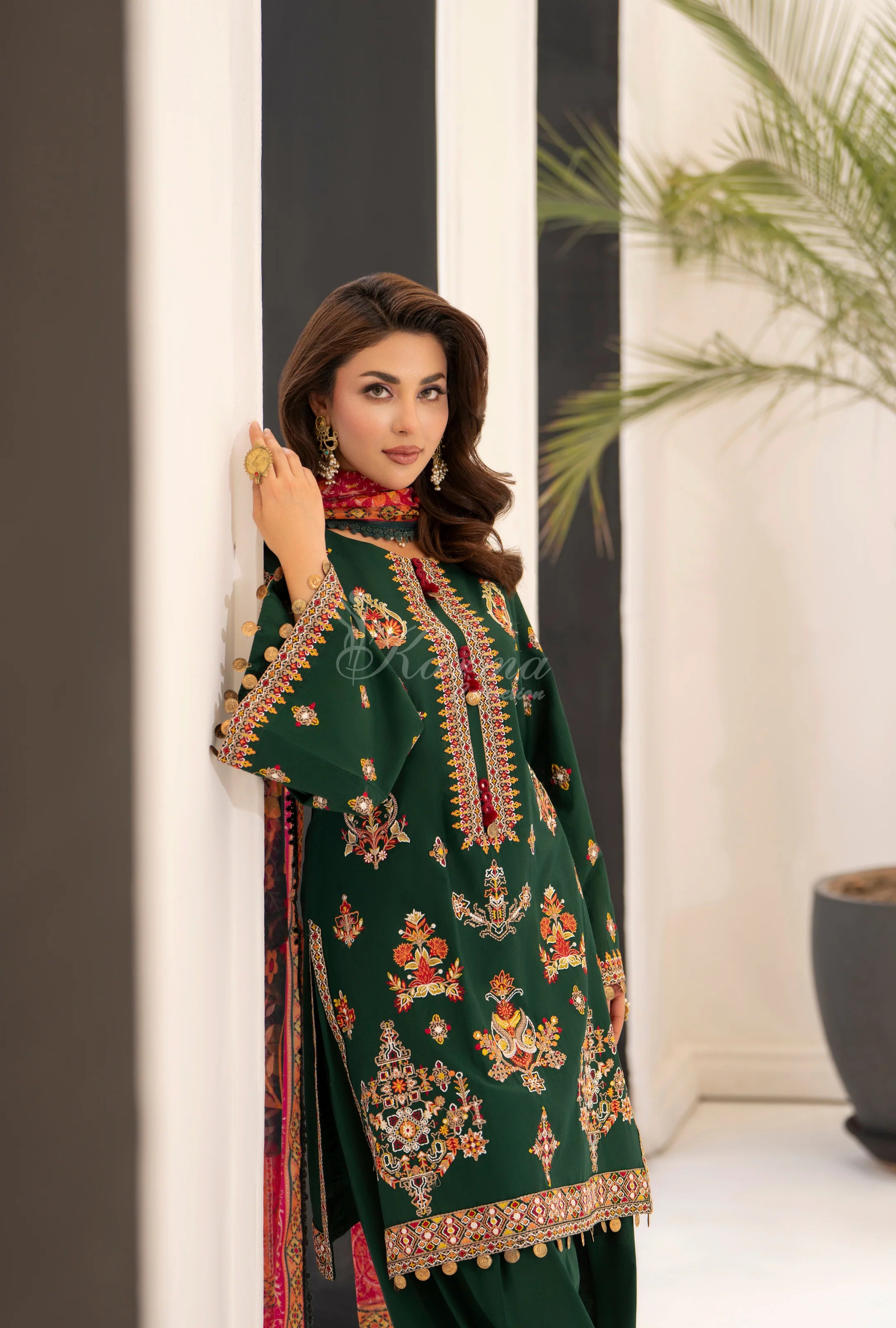 Original karma collection EVERGREEN Kc 1557 3 pc outfit