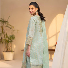 AR pistachio zari jacquard