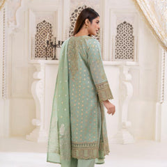 AR pistachio zari jacquard