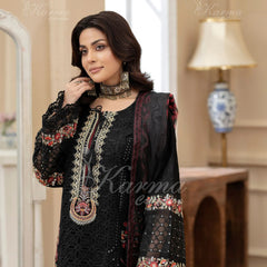 KC1431 long length black outfit