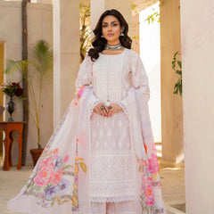 KC1439 baby pink with white thread embroidery