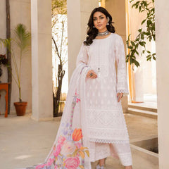 KC1439 baby pink with white thread embroidery