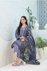 3pc Staple Digital Print suit with Diamond Digital Print Dupatta