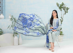 3pc Staple Digital Print suit with Diamond Digital Print Dupatta