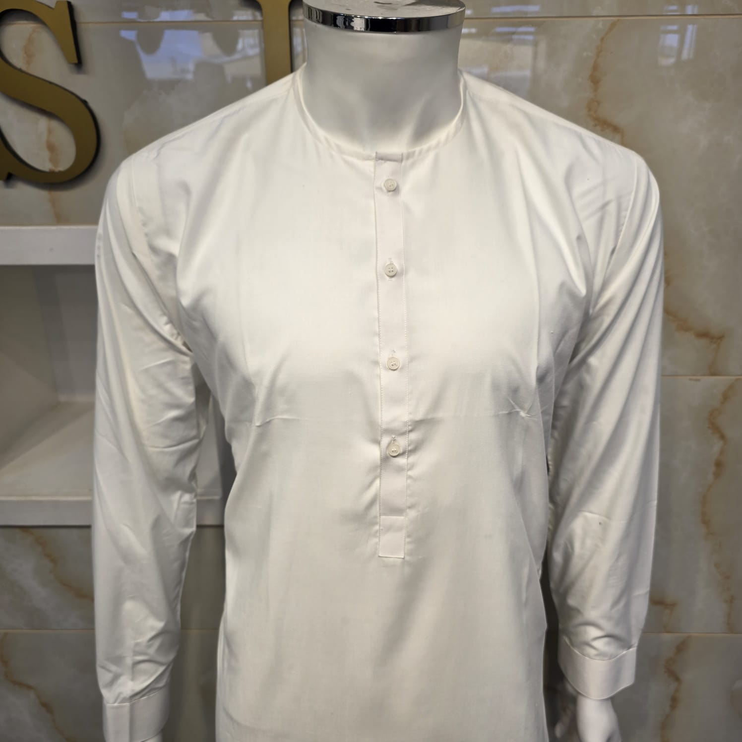 214 off white mens Simple and sophisticated collarless suit