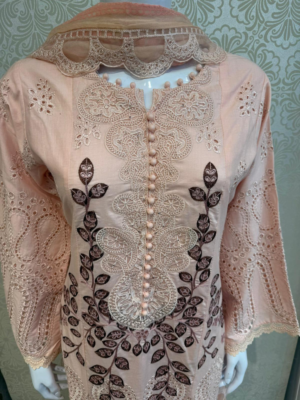 3pc Blush Beige Chicken Kari suir