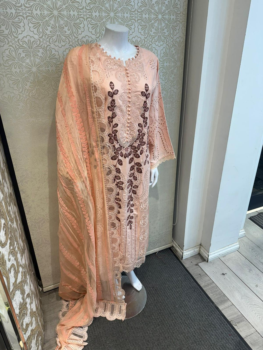 3pc Blush Beige Chicken Kari suir