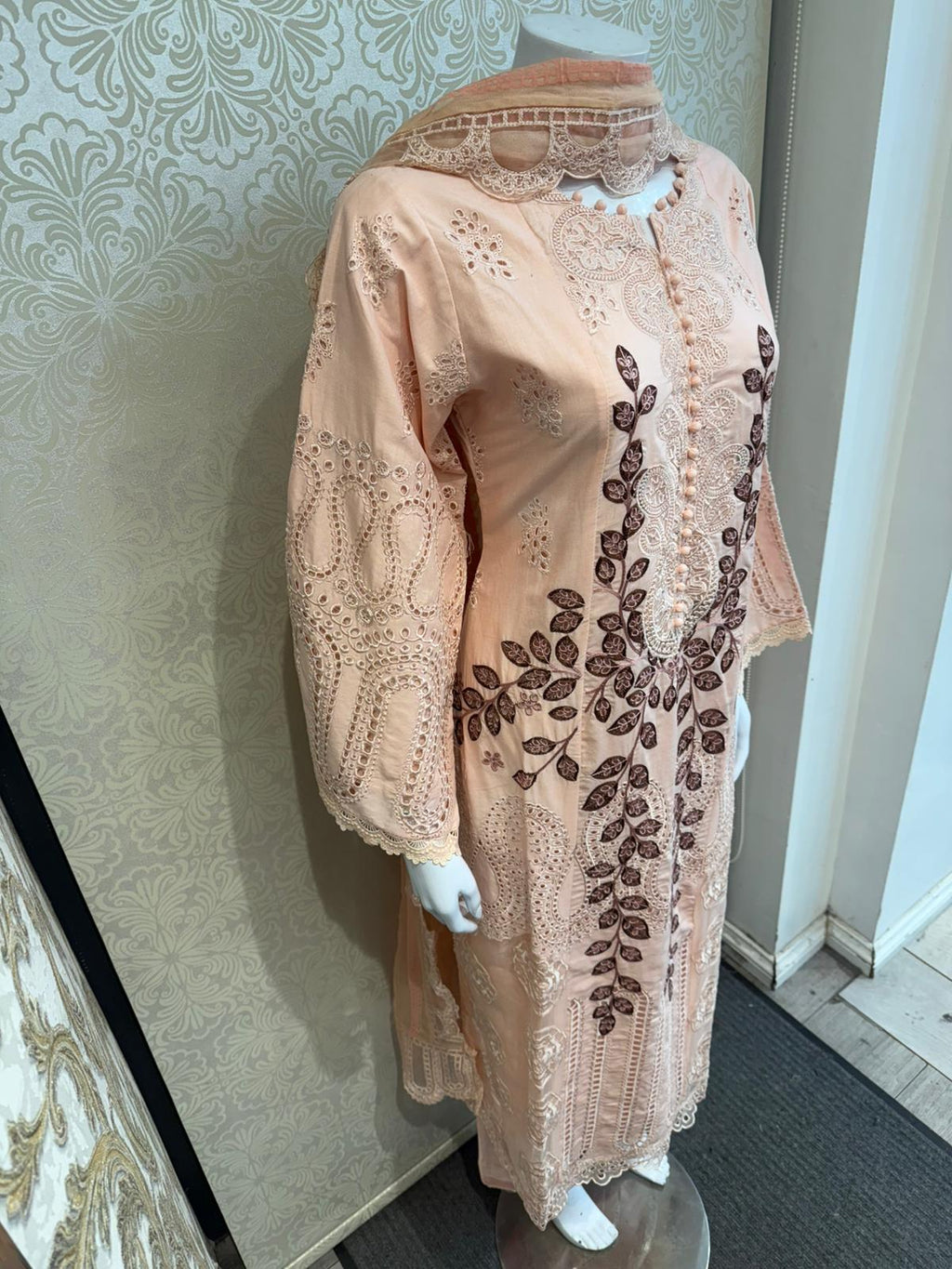 3pc Blush Beige Chicken Kari suir