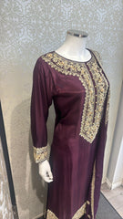 3pc Dusty Plum Sheesha silk