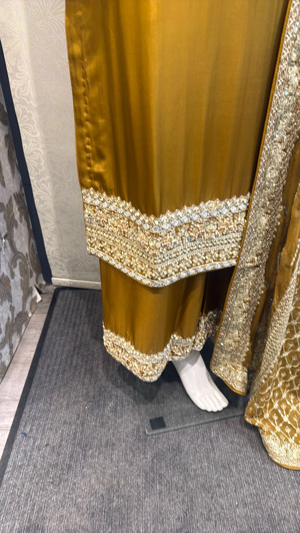 3pc Bronzed Mustard Sheesha silk