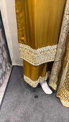 3pc Bronzed Mustard Sheesha silk