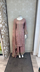 3pc Antique Pink Korean silk