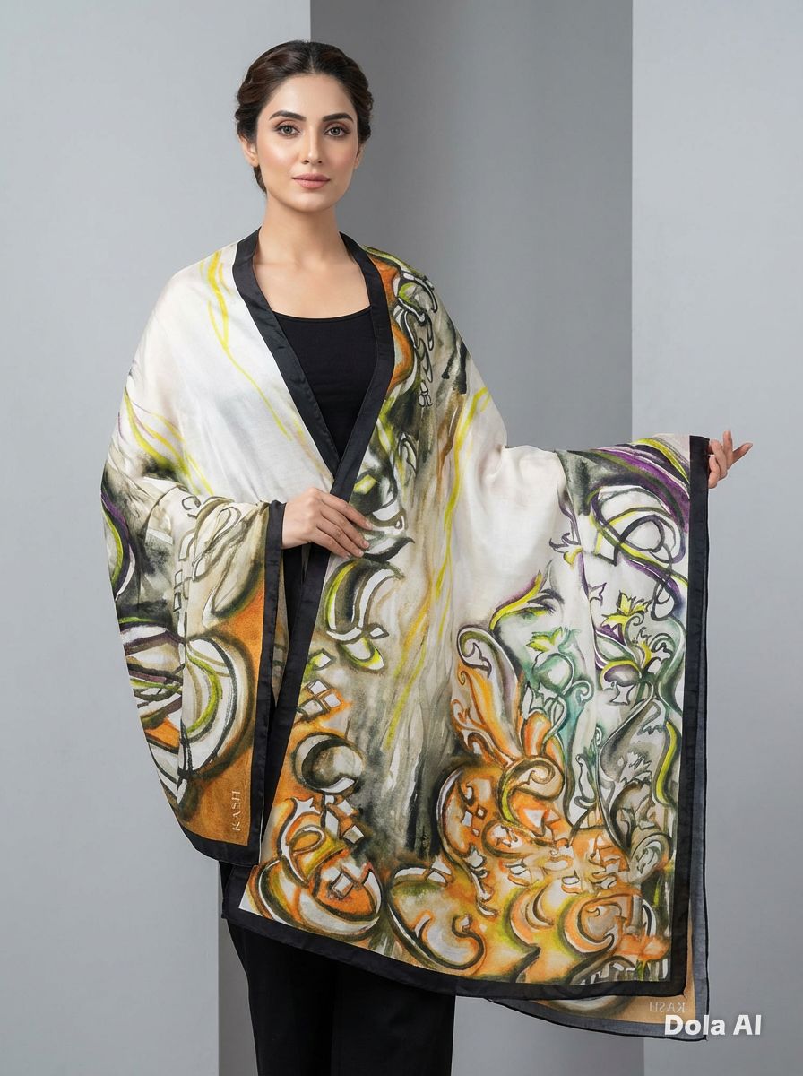 One size Urdu poetry shawls