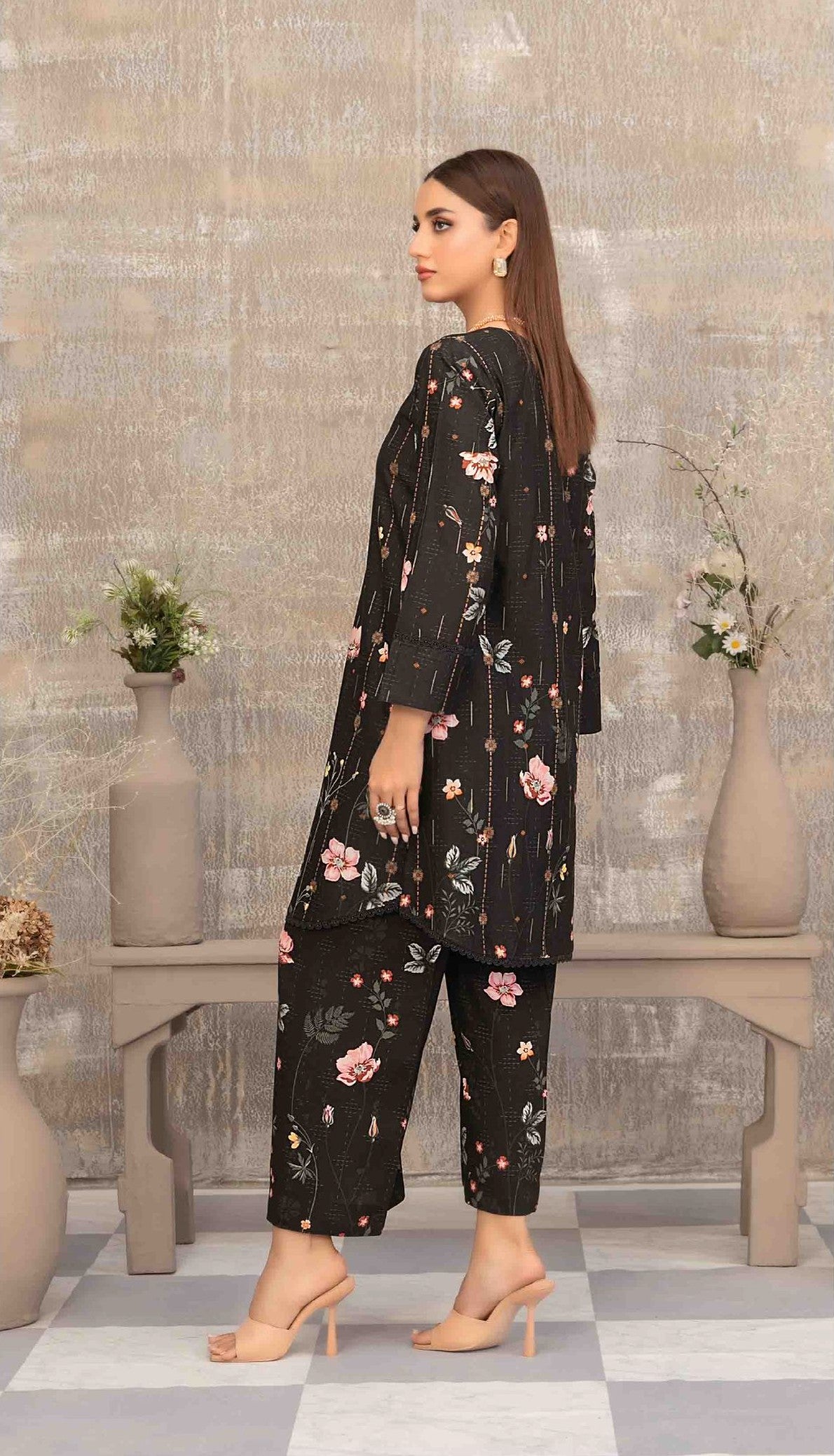2pc Stitched Saliha Digital Print suit