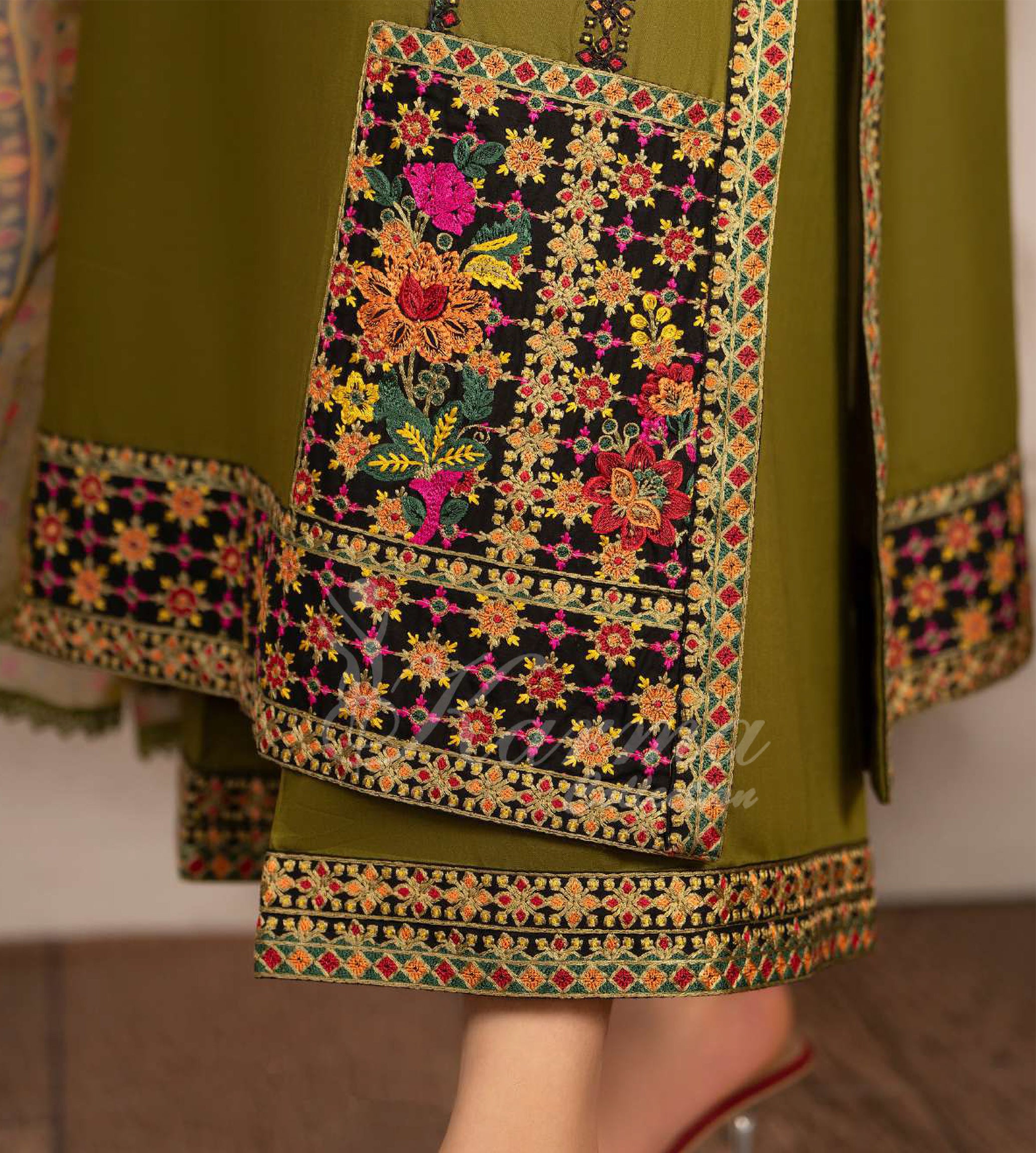 Original karma collection ANTIQUE MOSS KC-1567 3pcs outfit