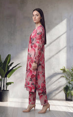 2pc Gulzar stitched staple Lawn digital print