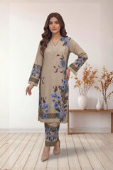 2pc Gulzar stitched staple Lawn digital print